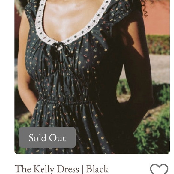Christy Dawn Kelly Dress in Black Aster Garden (XL) - Picture 11 of 11